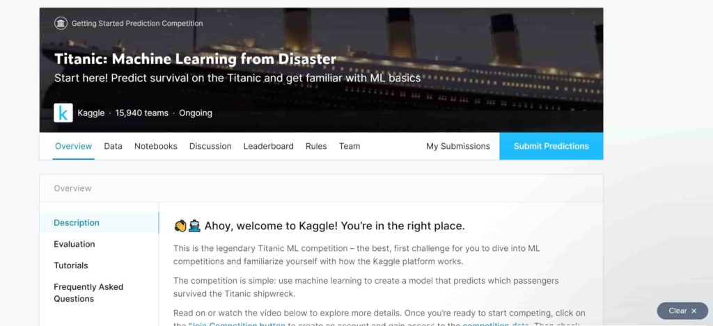 kaggle overview